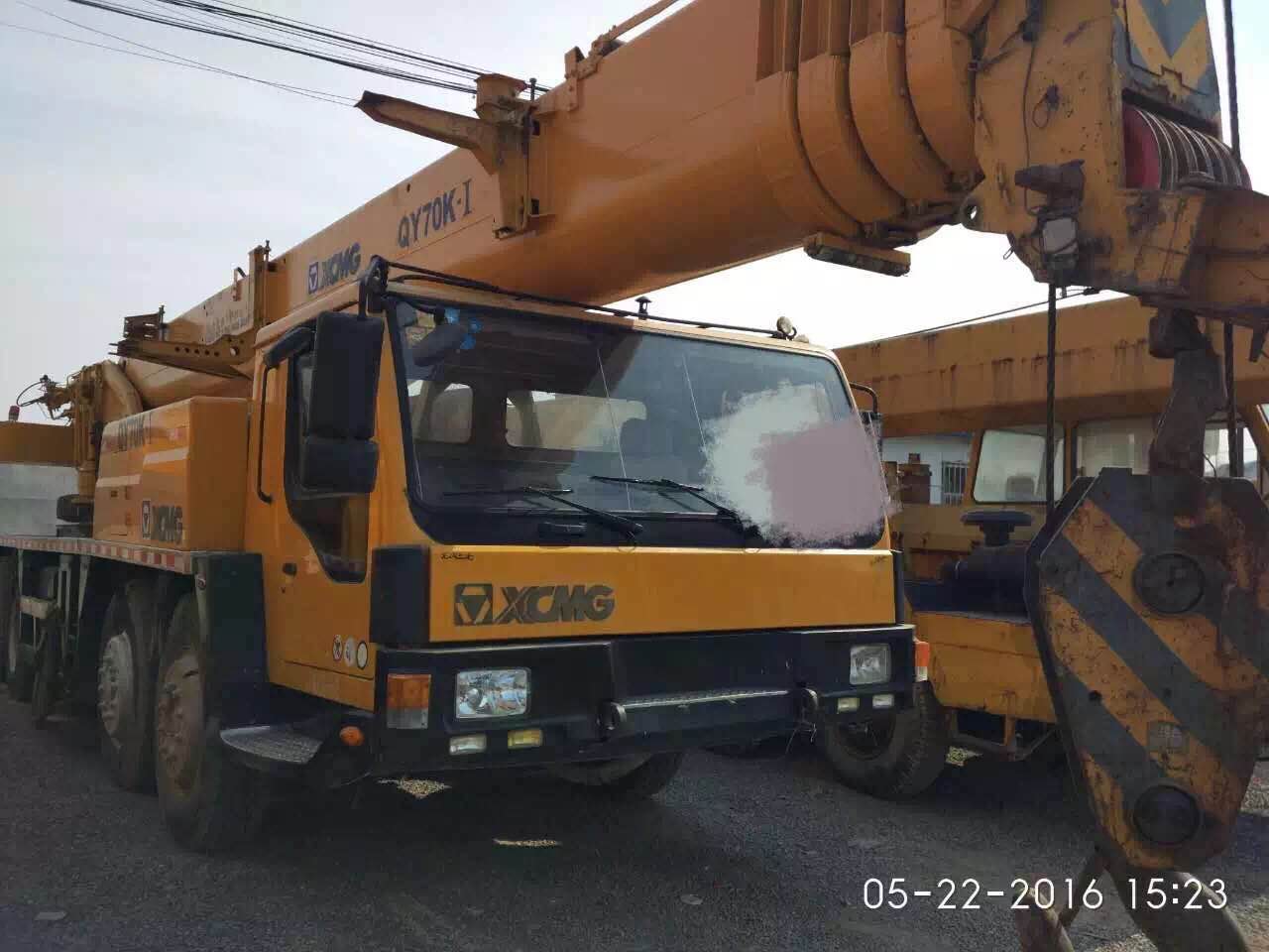 XCMG Qy70 K used Truck crane . 2007 Year.  