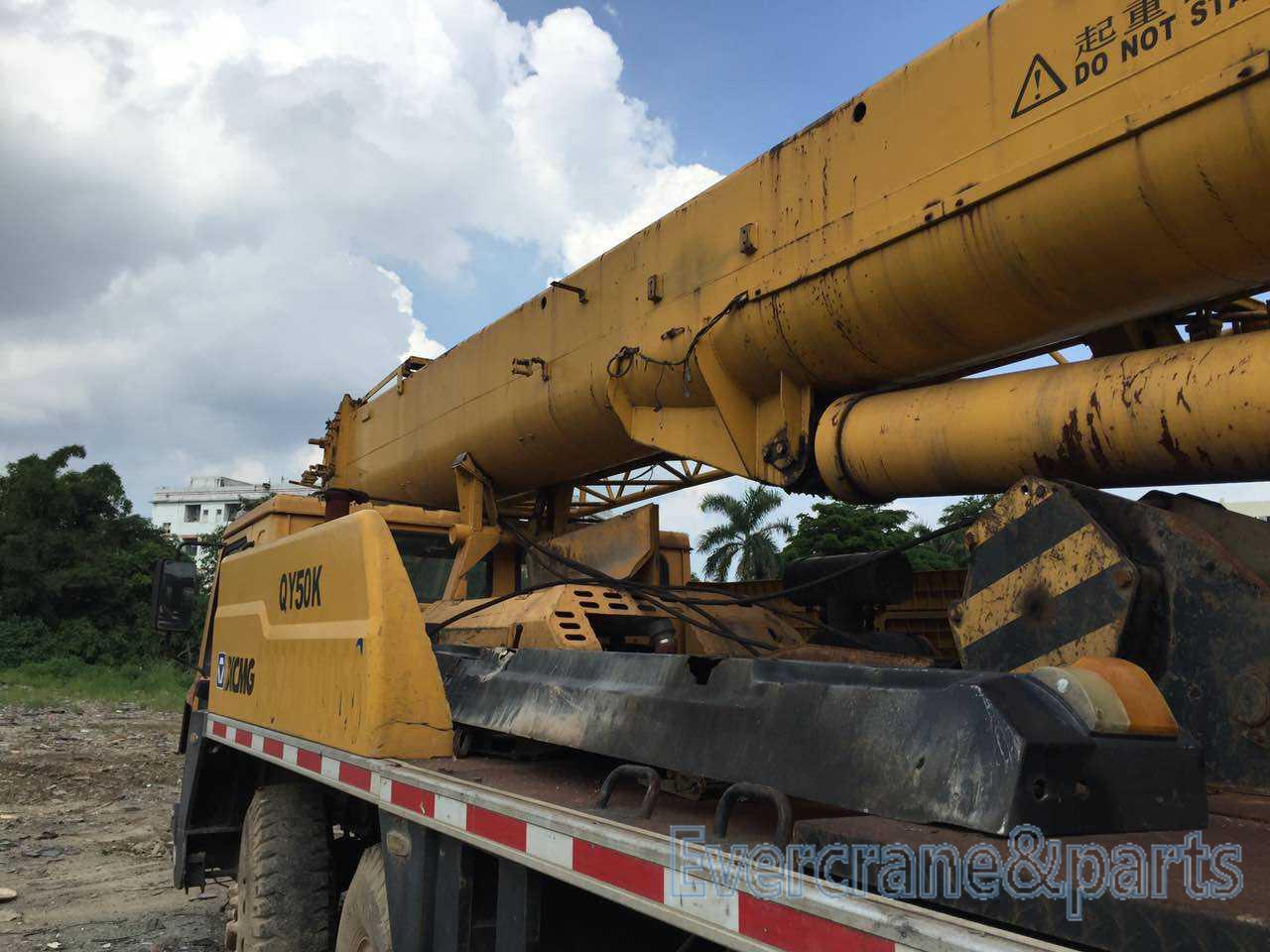 2008 year Qy50K XCMG used truck crane .  